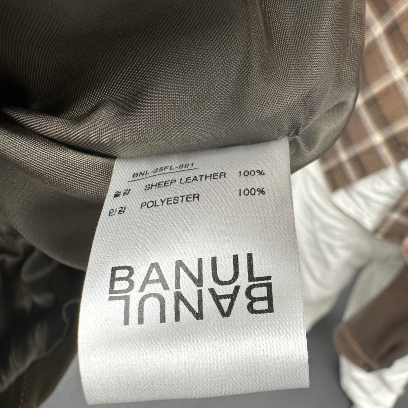BANUL韓國直郵㊣女士新款25秋冬推薦熱賣職業時尚皮衣含腰帶BANUL皮衣