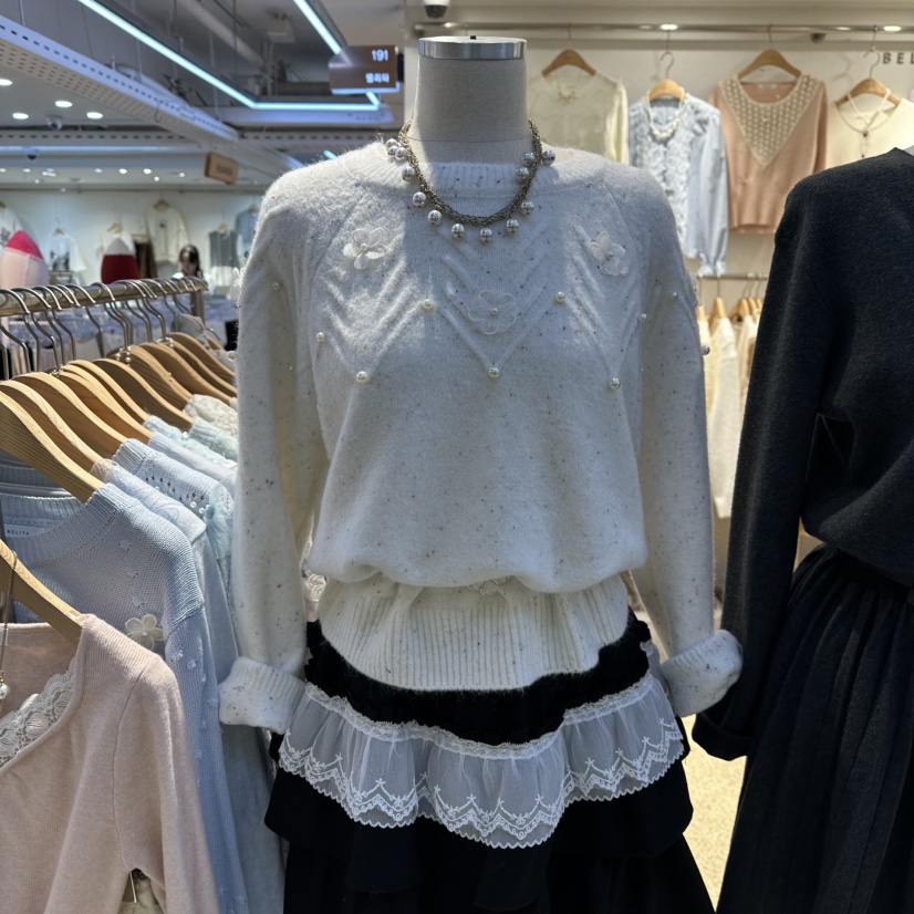 BELITA東大門㊣直郵女裝新款休閑時尚人氣25秋冬真品針織衫BELITA針織衫圖色1