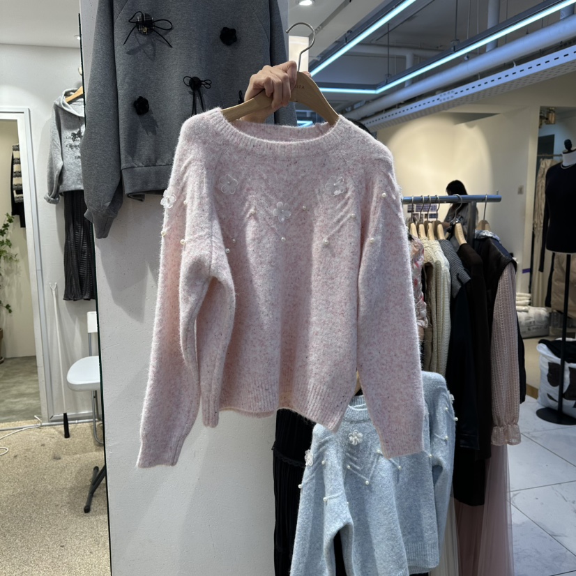 BELITA東大門㊣直郵女裝新款休閑時尚人氣25秋冬真品針織衫BELITA針織衫圖色2