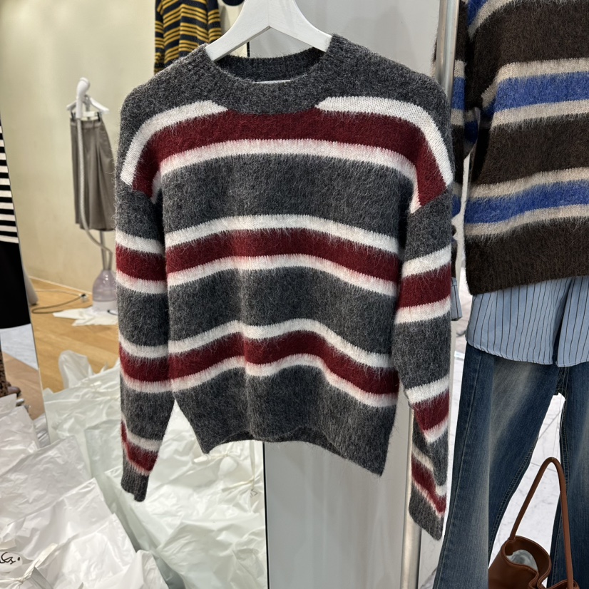 ZIPPER東大門㊣代購女裝新品休閑熱賣推薦25秋冬針織衫不含內搭ZIPPER針織衫圖色2