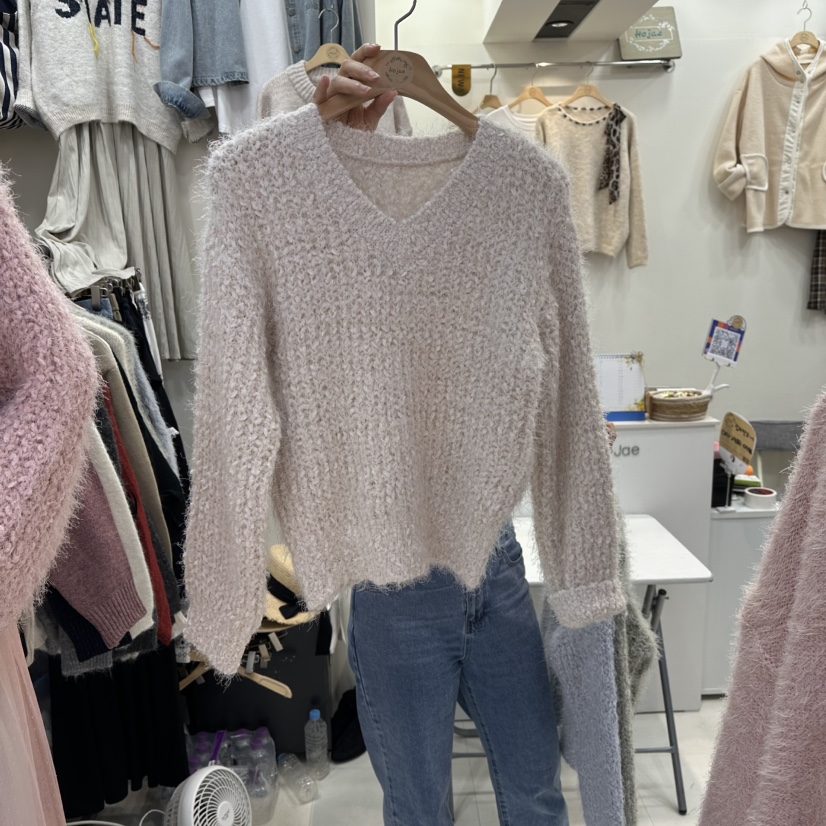 HOJAE東大門㊣直郵女裝新品25秋冬熱賣推薦休閑職業時尚毛衣MID-LEVEL JUMP毛衣圖色2