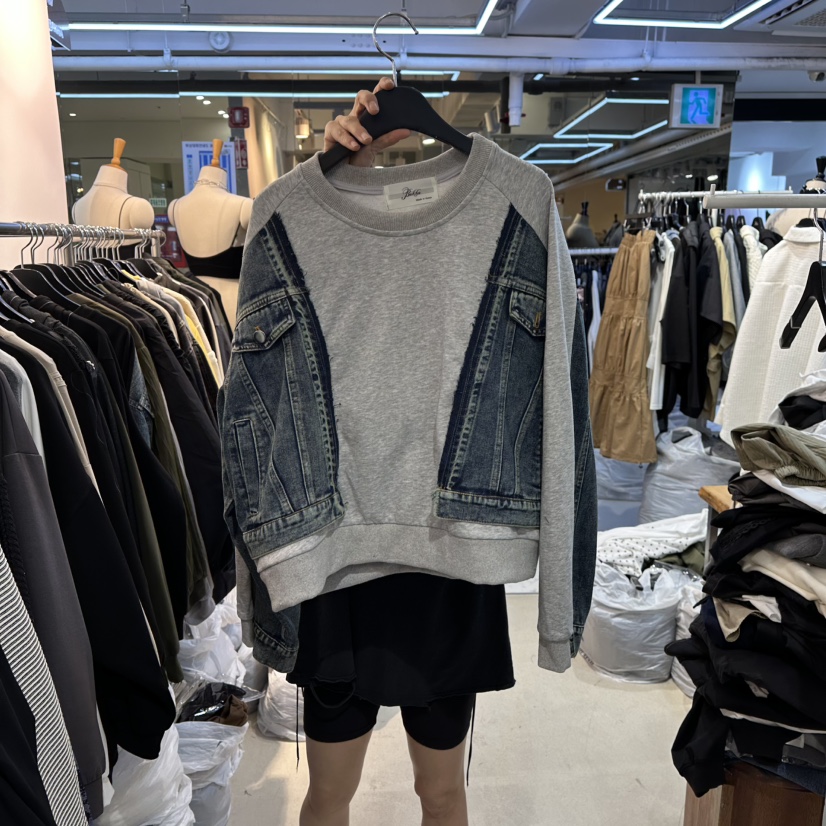 BAKHA韓國直郵㊣女裝新款休閑真品職業熱賣人氣25秋冬時尚衛衣BAKHA衛衣圖色1