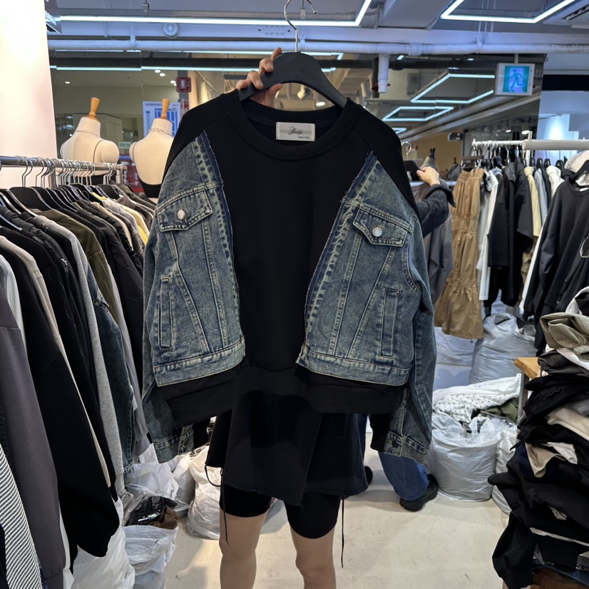 BAKHA韓國直郵㊣女裝新款休閑真品職業熱賣人氣25秋冬時尚衛衣BAKHA衛衣圖色2