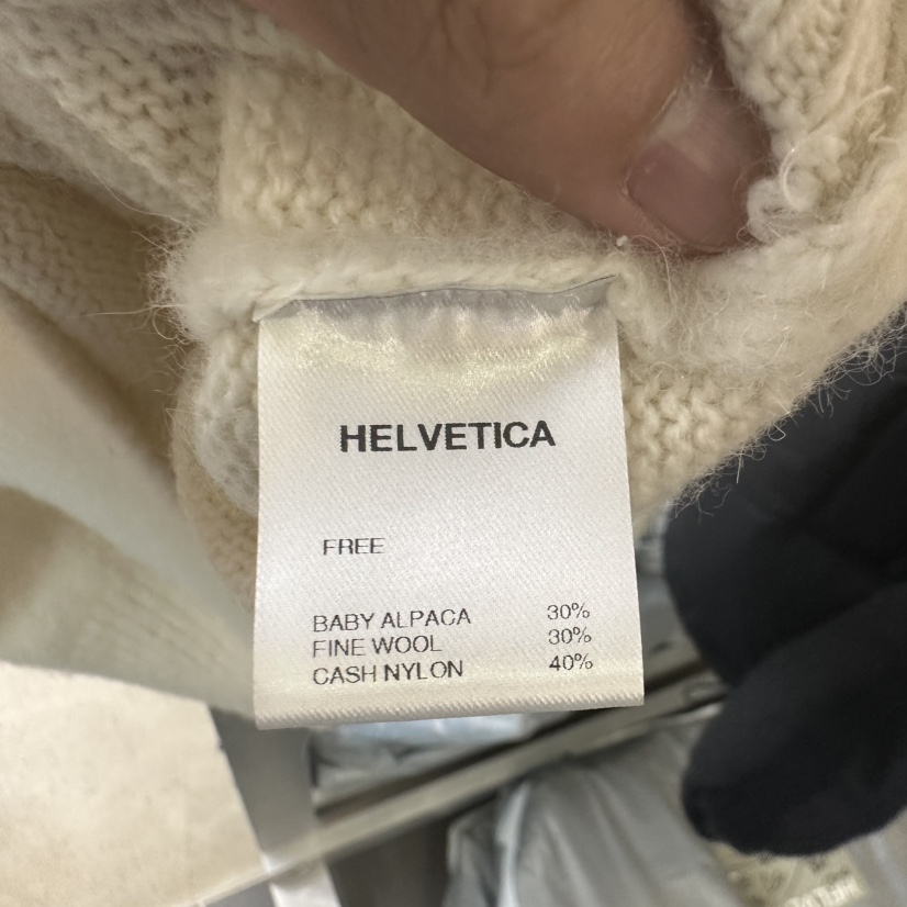 HELVETICA東大門㊣代購女士新品熱賣25秋冬人氣針織衫插肩圓領HELVETICA針織衫