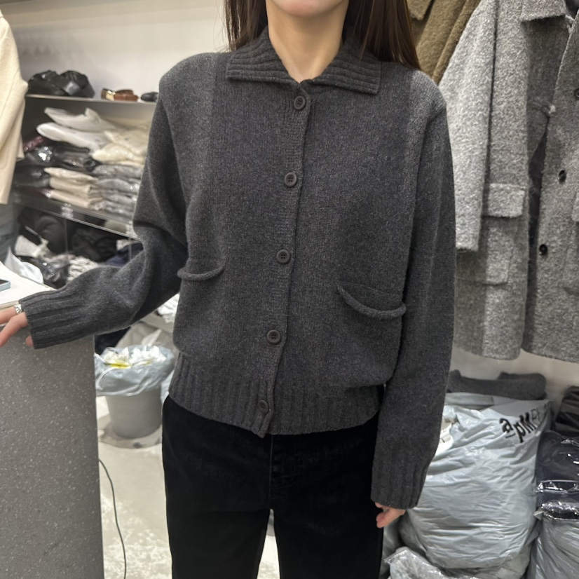 GALLERY-P韓國直郵㊣女士新品時尚職業熱賣人氣針織衫羊毛衫GALLERY針織衫圖色2墨色