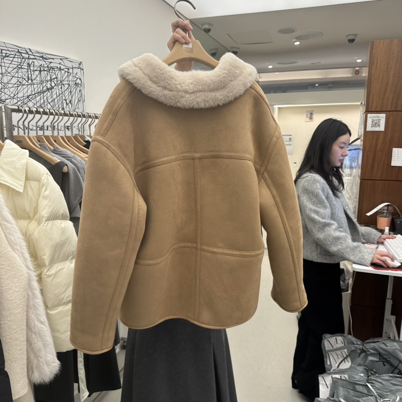 MER東大門㊣代購女士新品休閑時尚真品職業熱賣人氣短款大衣MER/ANGELO BIANCO短款大衣