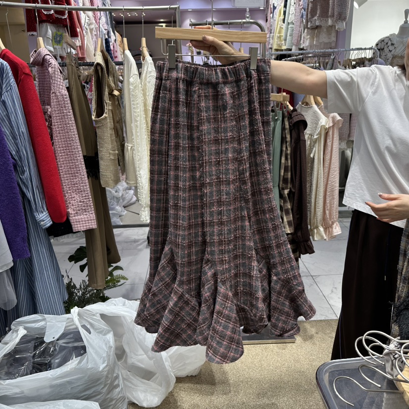 VIRUS韓國代購㊣女士新品推薦真品25秋冬熱賣人氣職業長裙開衩VIRUS長裙