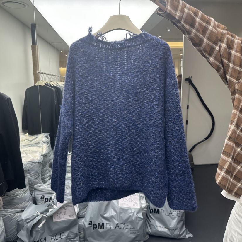 BANUL東大門㊣直郵女裝新品推薦時尚休閑真品25秋冬針織衫復古BANUL針織衫