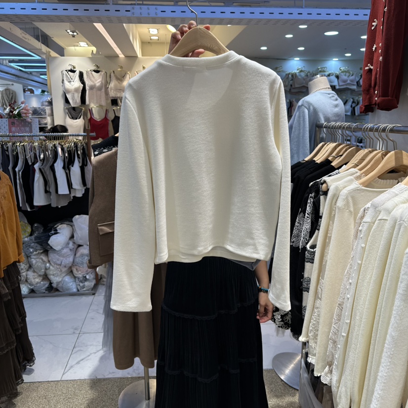 BELITA東大門㊣實拍女士新款休閑時尚真品推薦長袖T恤假兩件BELITA長袖T恤