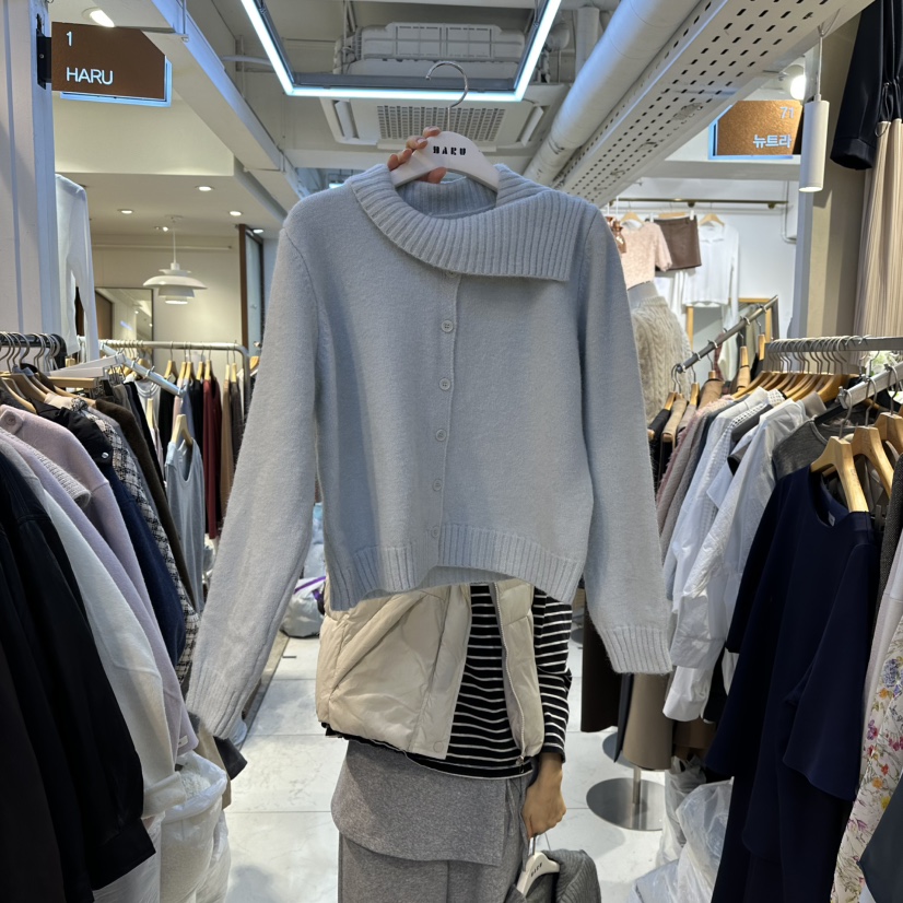 HARU東大門㊣代購女士新品推薦職業休閑時尚熱賣人氣毛衣羊毛HARU-Q毛衣圖色2