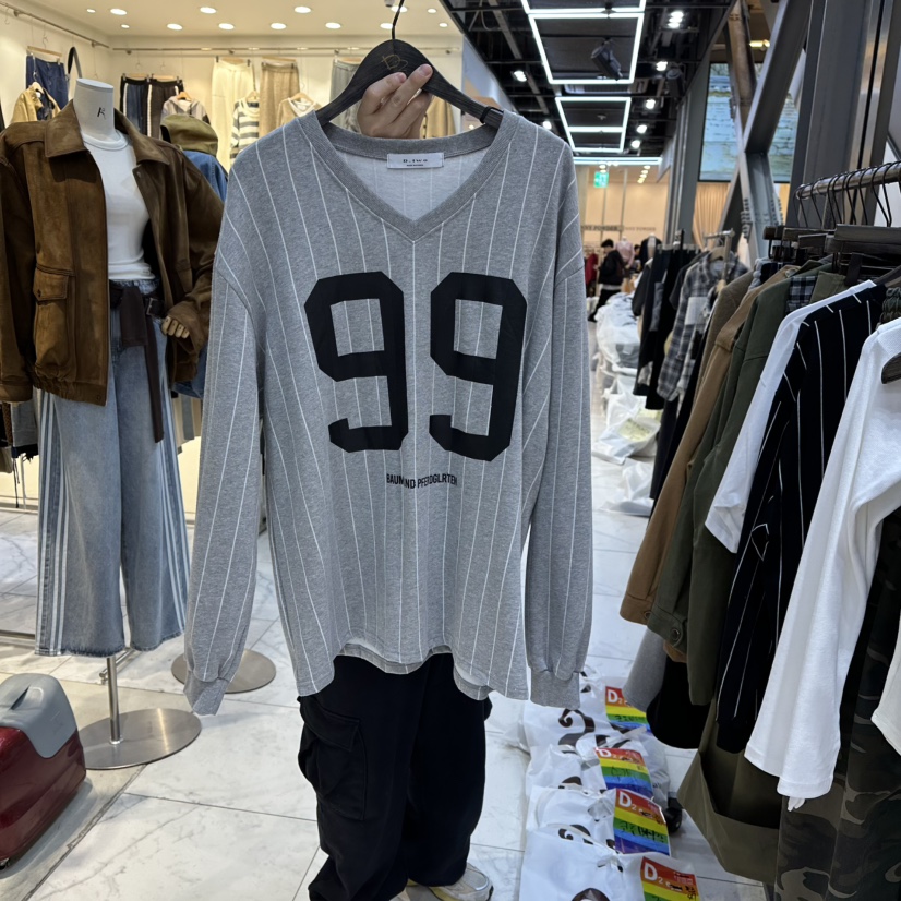 A2/D2東大門㊣實拍女士新款時尚25秋冬熱賣推薦職業長袖T恤A2/D2長袖T恤圖色2