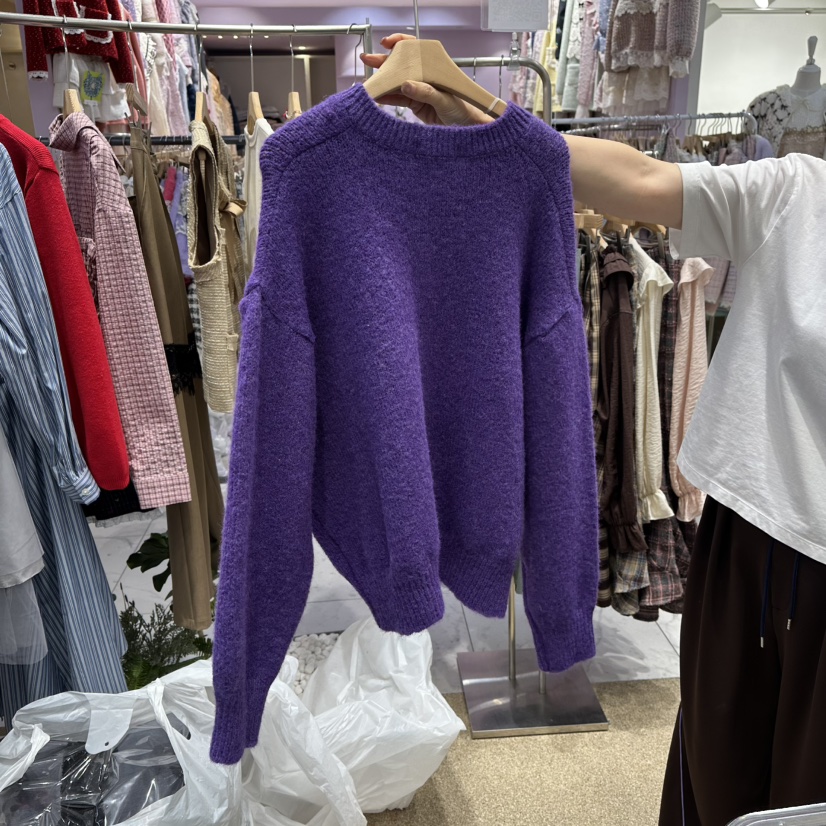 VIRUS韓國直郵㊣女裝新品25秋冬真品人氣時尚熱賣休閑針織衫VIRUS針織衫