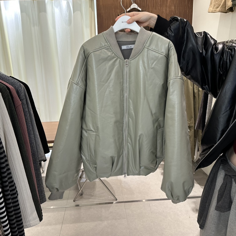 BUCKLE東大門㊣代購女士新款推薦真品時尚25秋冬人氣夾克皮革BUCKLE夾克