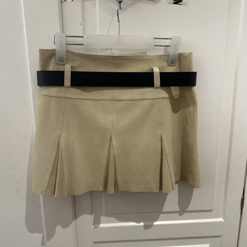 WE ARE/WELOVER韓國代購㊣女裝新款熱賣休閑短裙不含腰帶SHOP_WE ARE短裙