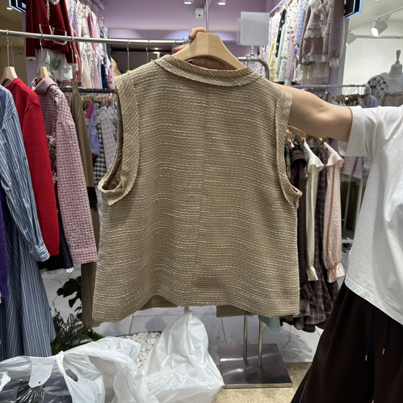 VIRUS東大門㊣代購女士新品休閑真品25秋冬時尚人氣職業馬甲VIRUS馬甲