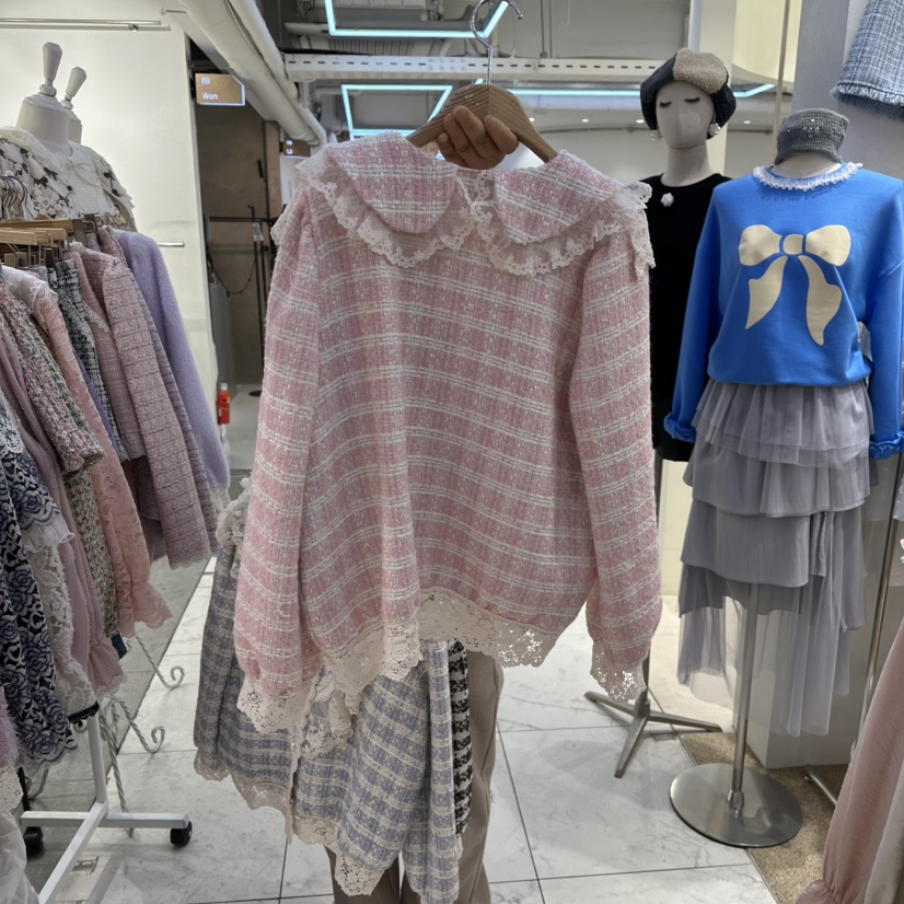 MS韓國代購㊣女士新款25秋冬推薦時尚熱賣人氣真品休閑夾克MS夾克