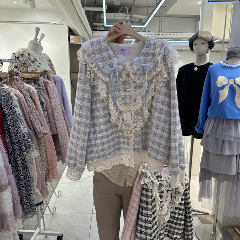 MS韓國代購㊣女士新款25秋冬推薦時尚熱賣人氣真品休閑夾克MS夾克圖色2