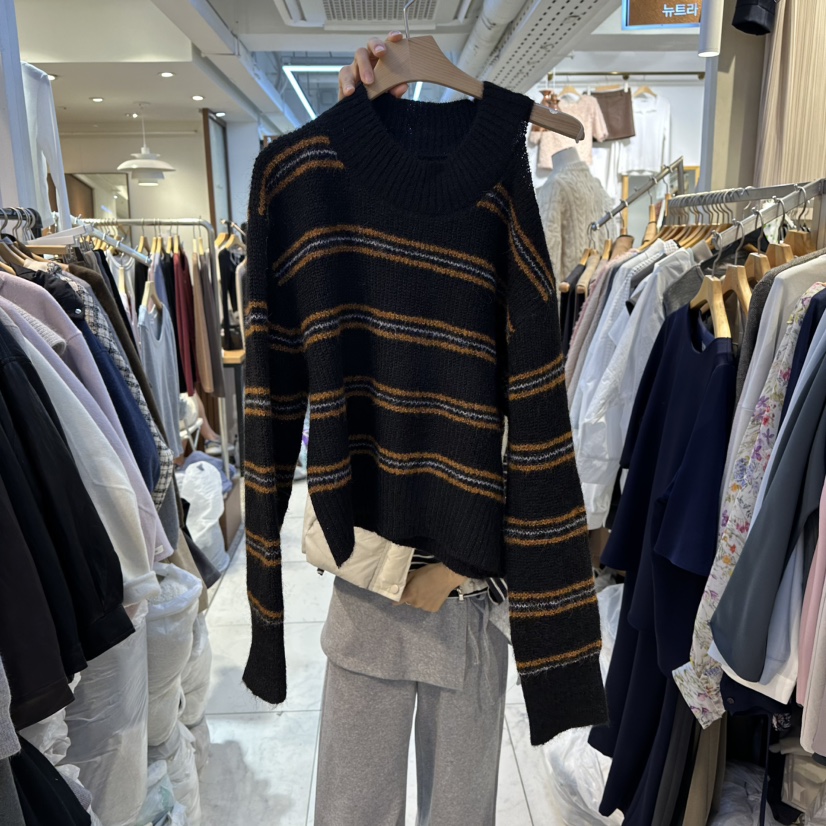 HARU東大門㊣實拍女士新品真品人氣休閑職業推薦時尚25秋冬毛衣HARU-Q毛衣圖色1