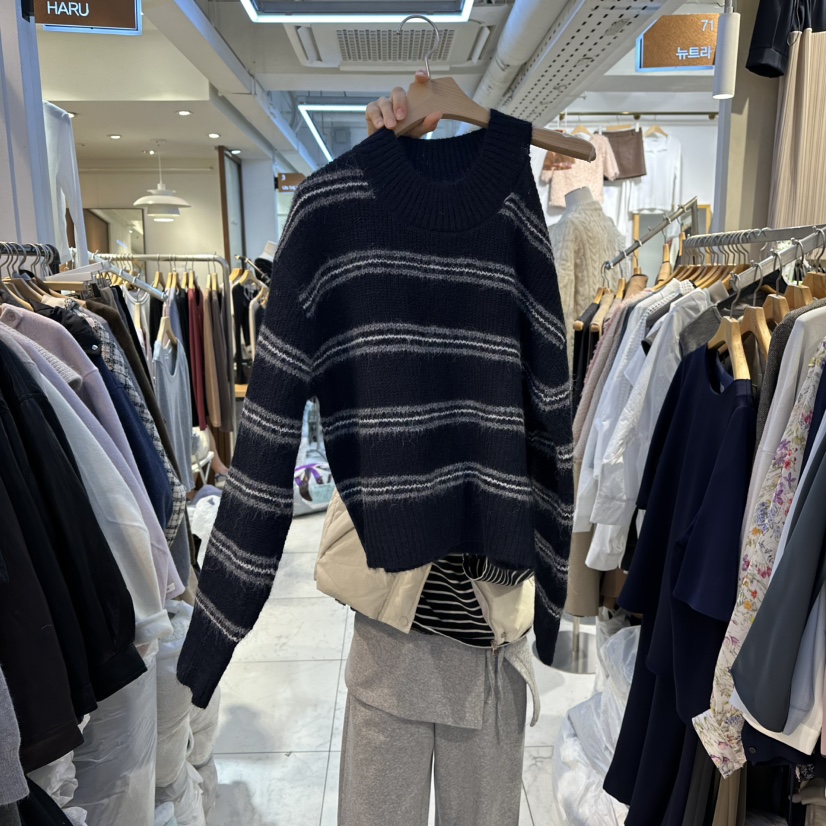 HARU東大門㊣實拍女士新品真品人氣休閑職業推薦時尚25秋冬毛衣HARU-Q毛衣圖色4