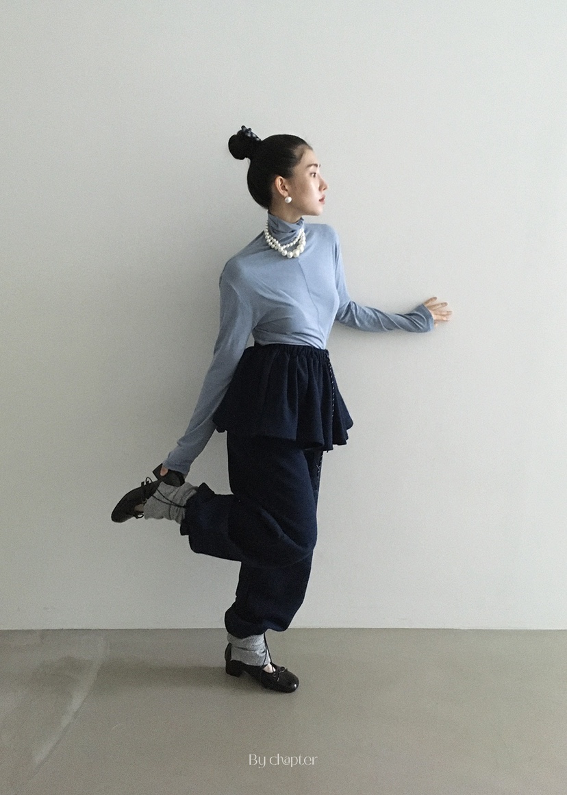 BY CHAPTER東大門㊣實拍女士新品真品職業推薦人氣長袖T恤BY Chapter長袖T恤圖色4