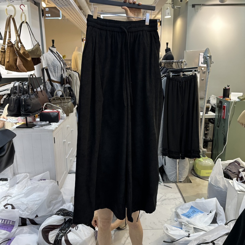 BAKHA東大門㊣代購女士新款真品熱賣25秋冬人氣推薦時尚休閑褲BAKHA休閑褲圖色4黑色