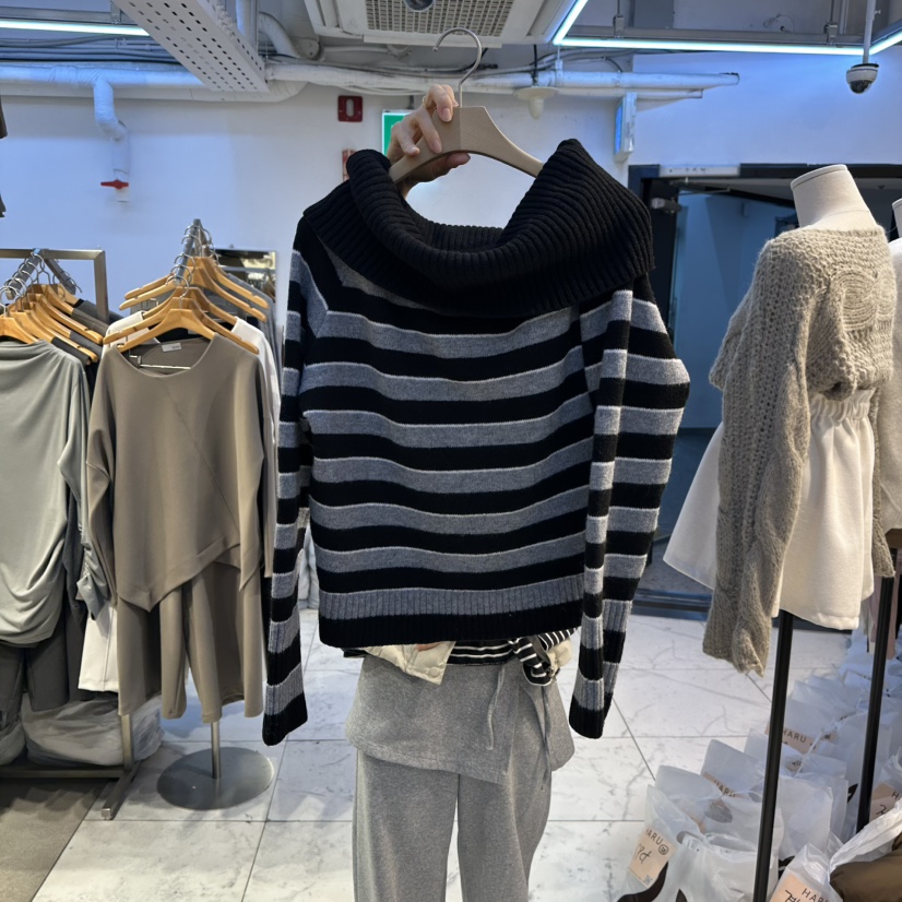 HARU東大門㊣代購女裝新款休閑真品推薦熱賣25秋冬人氣毛衣HARU-Q毛衣圖色3