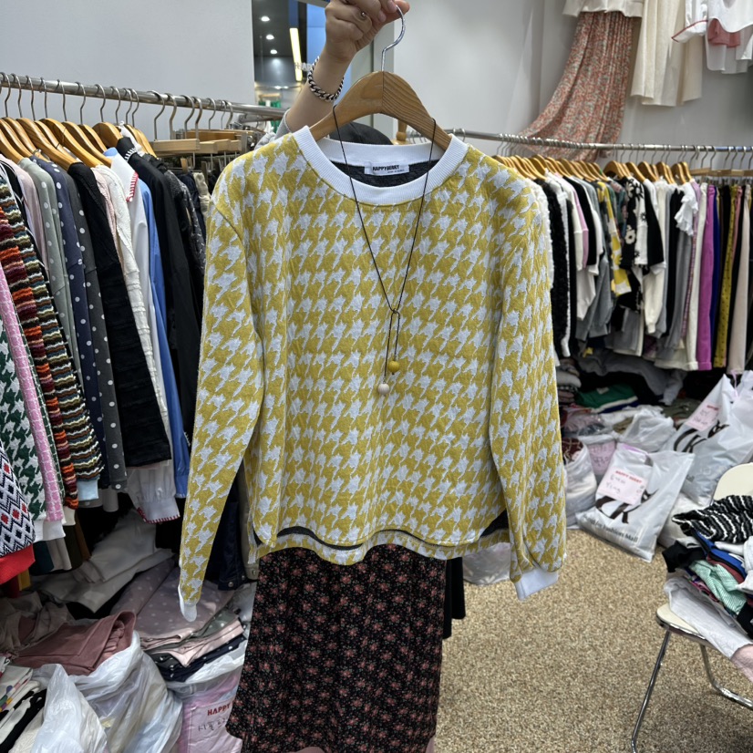 HAPPYBERRY韓國直郵㊣女裝新品休閑推薦真品熱賣職業25秋冬衛衣HAPPYBERRY衛衣圖色1