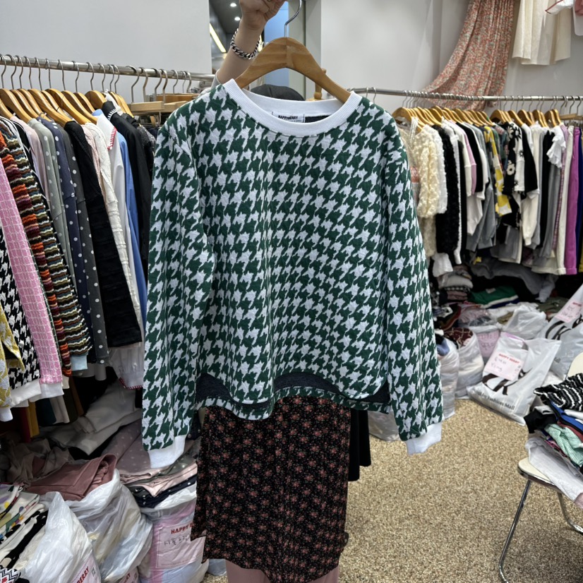 HAPPYBERRY韓國直郵㊣女裝新品休閑推薦真品熱賣職業25秋冬衛衣HAPPYBERRY衛衣圖色2