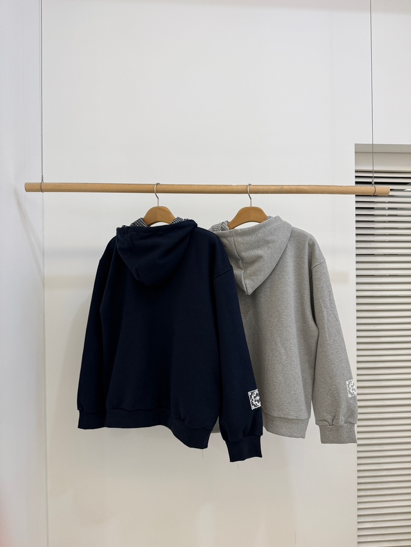 BY CHAPTER韓國代購㊣女士新品推薦真品夾克連帽拉鏈衫格紋BY Chapter夾克