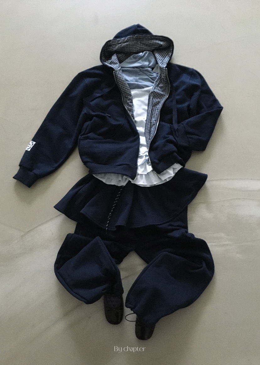 BY CHAPTER韓國代購㊣女士新品推薦真品夾克連帽拉鏈衫格紋BY Chapter夾克