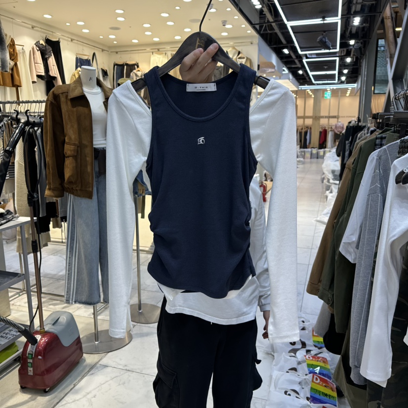 A2/D2東大門㊣直郵女士新品休閑推薦時尚熱賣長袖T恤假兩件A2/D2長袖T恤