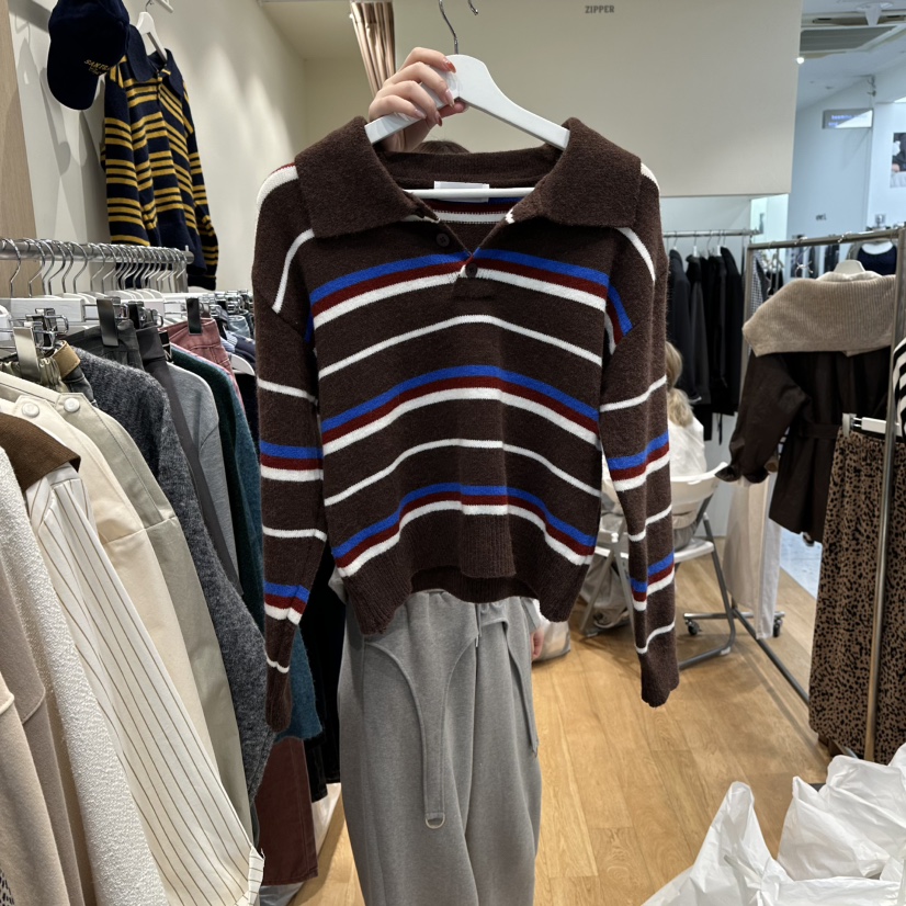 ZIPPER東大門㊣實拍女裝新品推薦時尚人氣休閑25秋冬針織衫ZIPPER針織衫圖色2