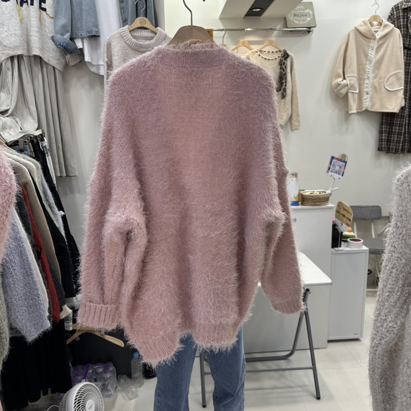 HOJAE東大門㊣直郵女士新款休閑時尚真品熱賣人氣推薦毛衣開衫MID-LEVEL JUMP毛衣