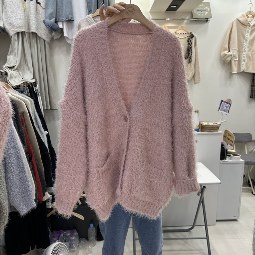 HOJAE東大門㊣直郵女士新款休閑時尚真品熱賣人氣推薦毛衣開衫MID-LEVEL JUMP毛衣圖色1