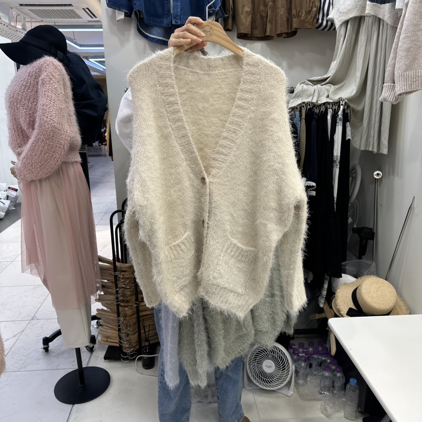 HOJAE東大門㊣直郵女士新款休閑時尚真品熱賣人氣推薦毛衣開衫MID-LEVEL JUMP毛衣圖色2