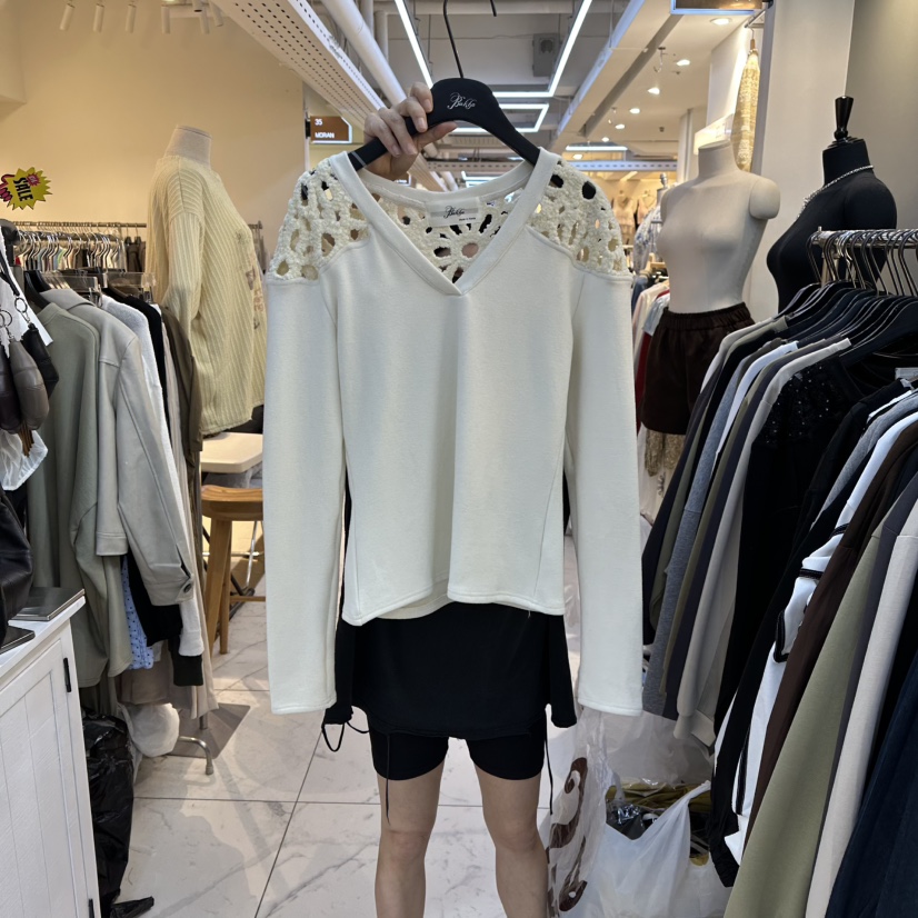 BAKHA東大門㊣實拍女裝新品25秋冬推薦真品休閑職業長袖T恤BAKHA長袖T恤圖色2