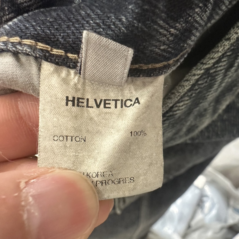 HELVETICA東大門㊣直郵女士新款熱賣休閑25秋冬職業時尚牛仔褲HELVETICA牛仔褲