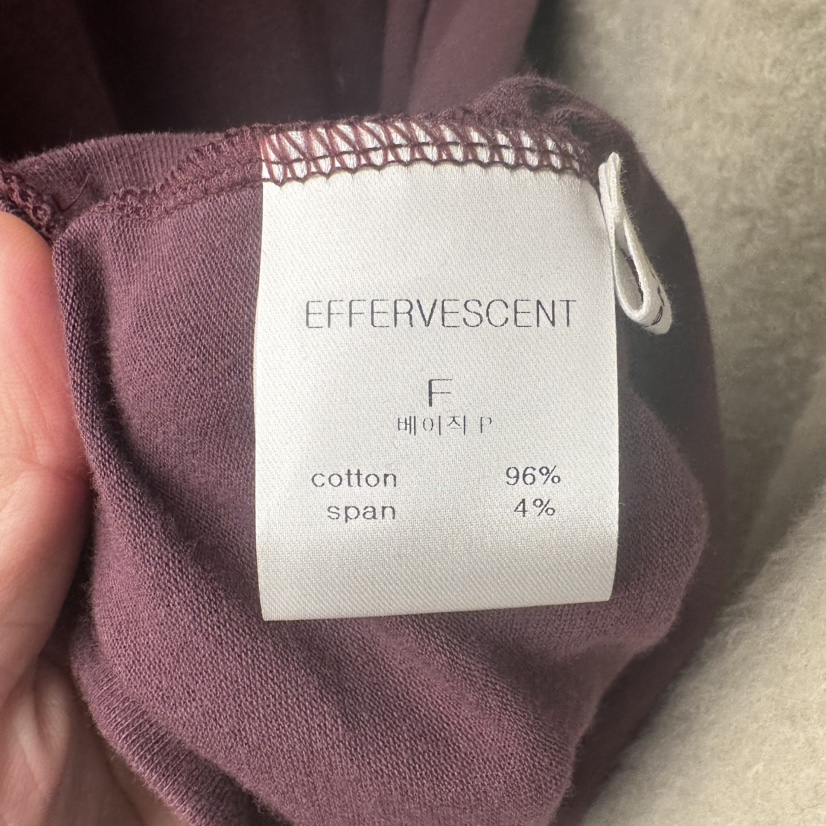 EFFERVESCENT東大門㊣實拍女士新品真品熱賣人氣推薦長袖T恤evc/effervescent長袖T恤
