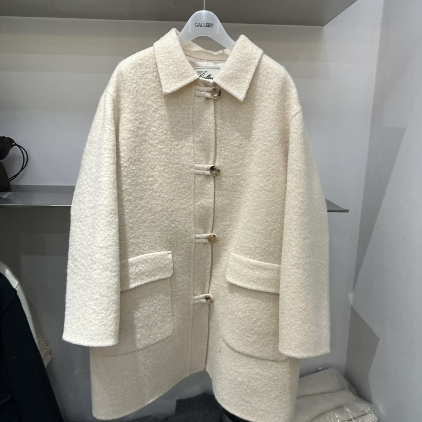 GALLERY-P東大門㊣代購女士新品推薦25秋冬人氣中長款大衣GALLERY中長款大衣圖色3