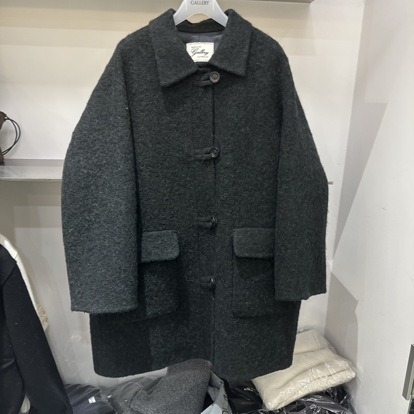 GALLERY-P東大門㊣代購女士新品推薦25秋冬人氣中長款大衣GALLERY中長款大衣圖色4