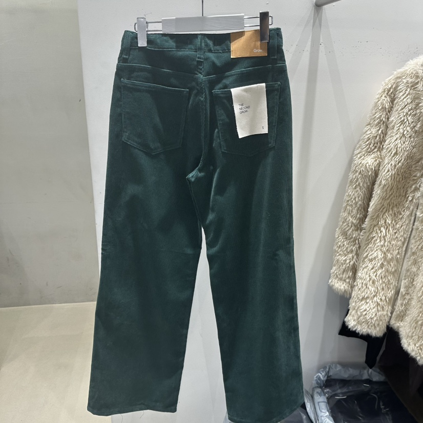 THE SECOND GROW韓國直郵㊣女士新品時尚真品休閑褲燈芯絨THE SECOND GROW休閑褲