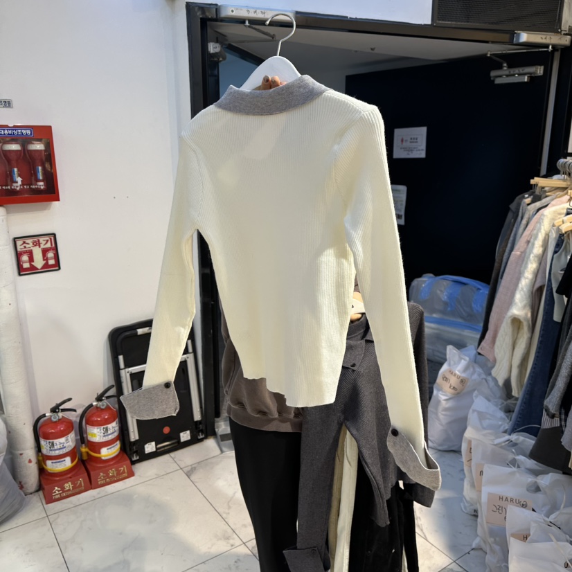 HARU東大門㊣代購女裝新款時尚真品25秋冬職業人氣休閑針織衫HARU-Q針織衫