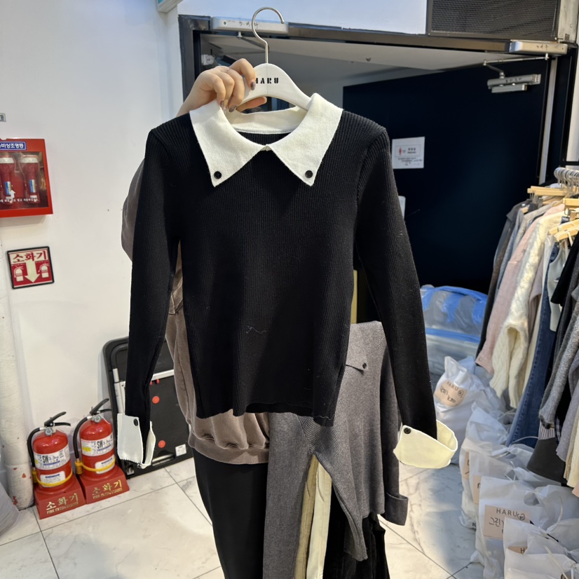 HARU東大門㊣代購女裝新款時尚真品25秋冬職業人氣休閑針織衫HARU-Q針織衫圖色3