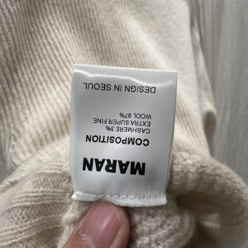 MARAN-P東大門㊣代購女士新款真品時尚休閑針織衫開衫羅紋MARAN針織衫