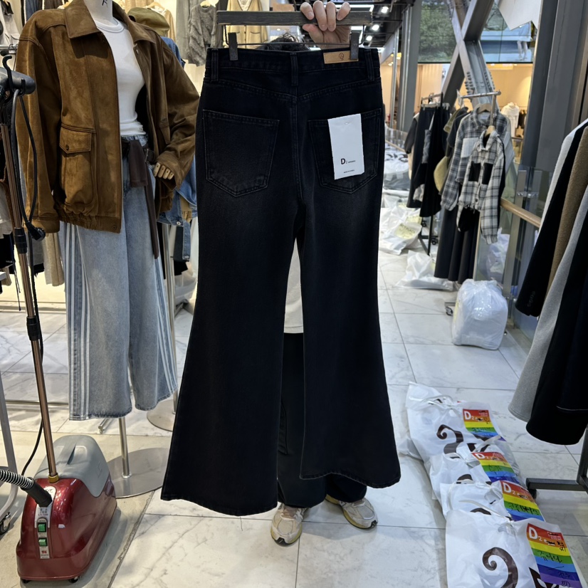 A2/D2韓國直郵㊣女士新款休閑25秋冬人氣熱賣時尚牛仔褲喇叭A2/D2牛仔褲