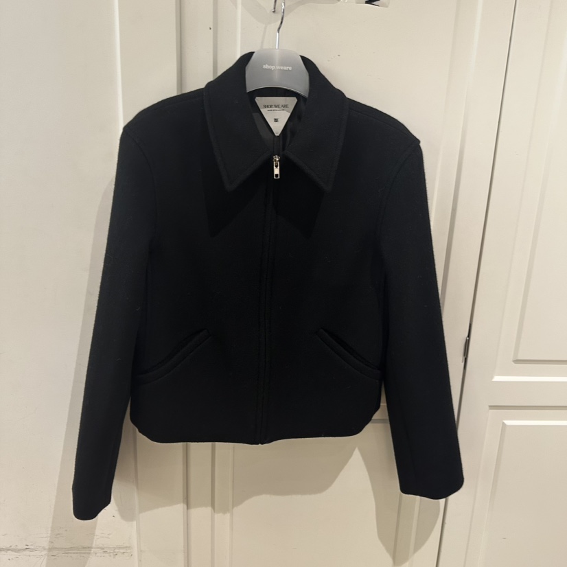 WE ARE/WELOVER韓國代購㊣女士新款人氣熱賣時尚25秋冬夾克SHOP_WE ARE夾克圖色2黑色