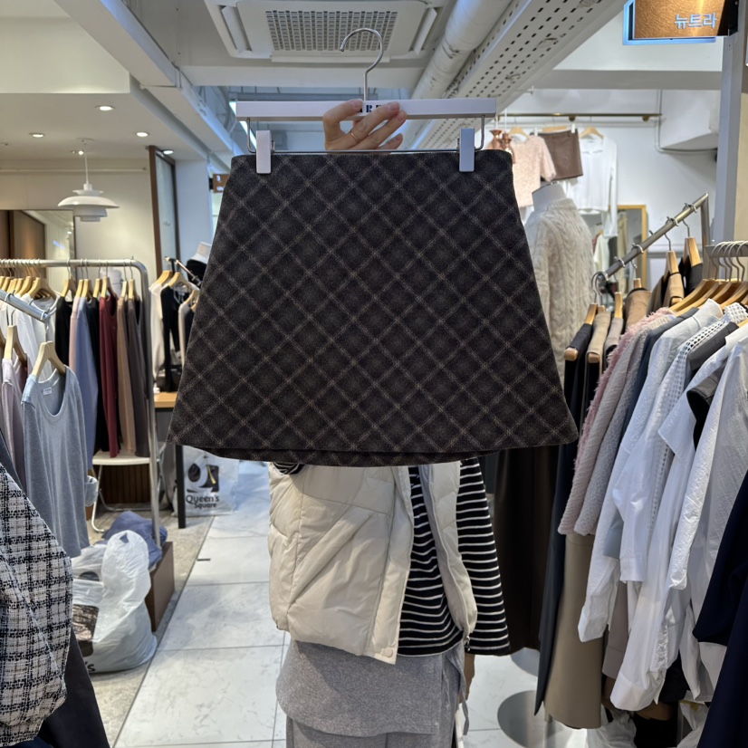 HARU東大門㊣代購女士新款職業人氣推薦時尚真品休閑熱賣短裙HARU-Q短裙圖色2墨色