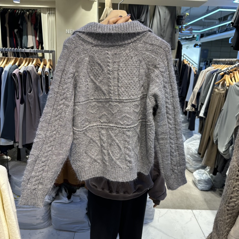 HARU東大門㊣直郵女裝新品熱賣休閑真品推薦時尚職業毛衣開衫HARU-Q毛衣