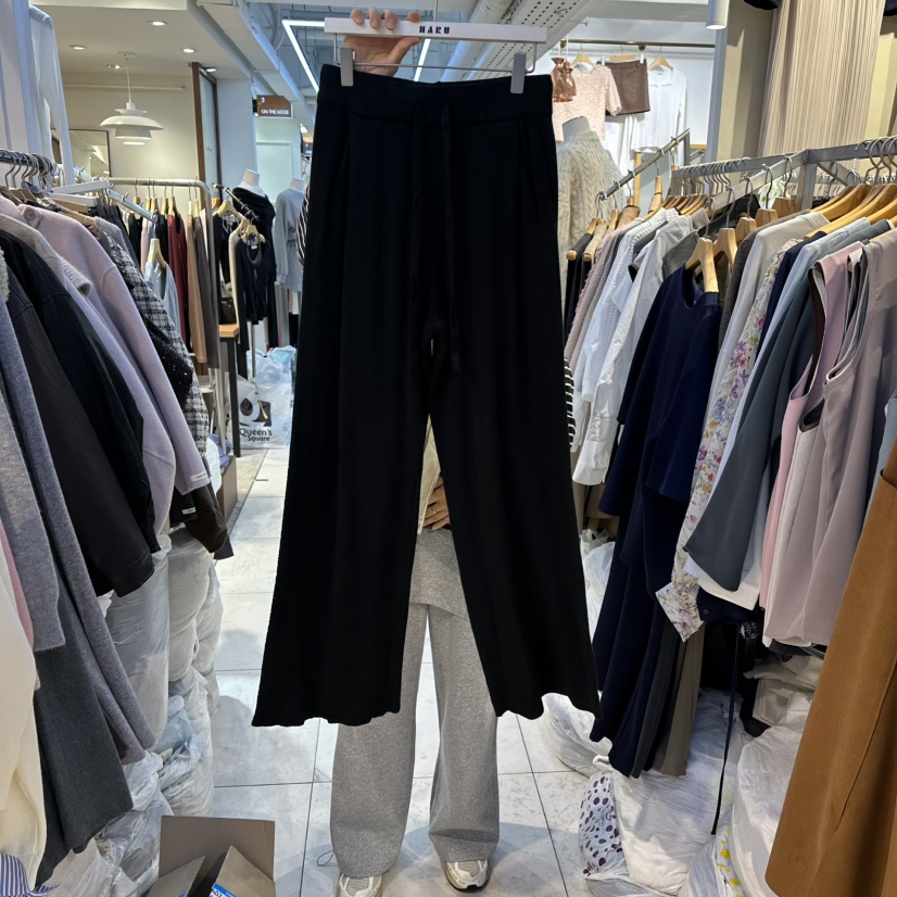 HARU東大門㊣直郵女裝新款時尚熱賣休閑25秋冬休閑褲針織褲HARU-Q休閑褲圖色5