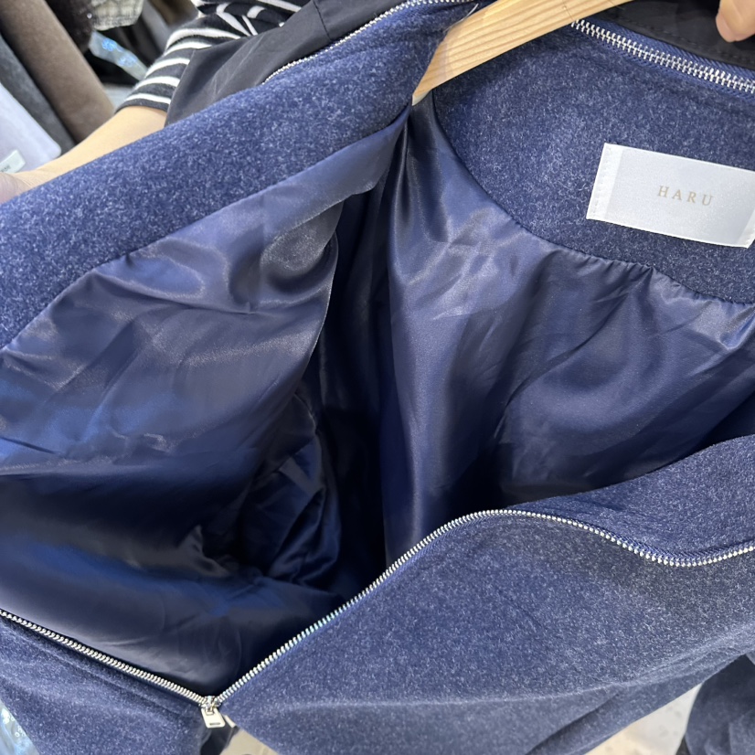 HARU東大門㊣代購女裝新品25秋冬時尚推薦職業熱賣夾克連帽HARU-Q夾克